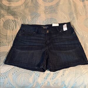 Maurices Women's Deep Indigo Jean Shorts